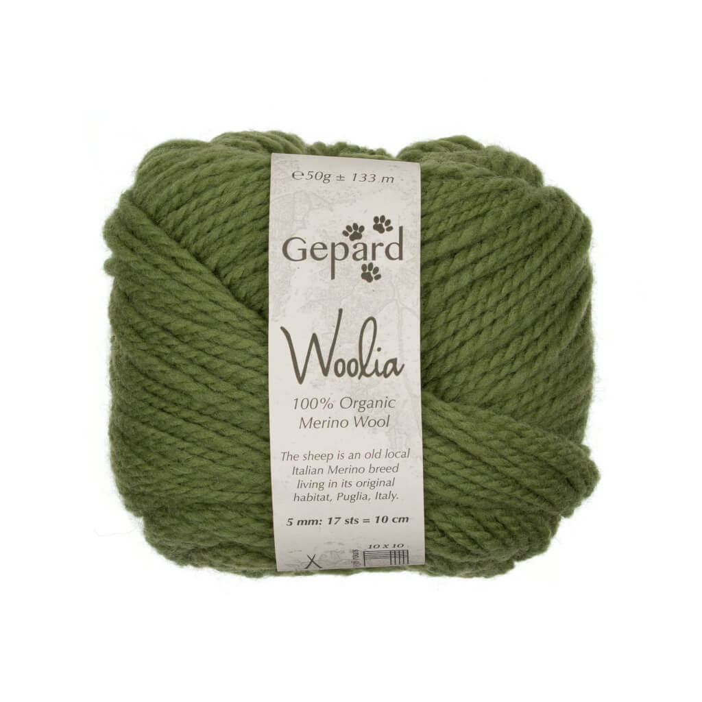 Gepard 860 – Olive Gepard Woolia Lieblingsgarn