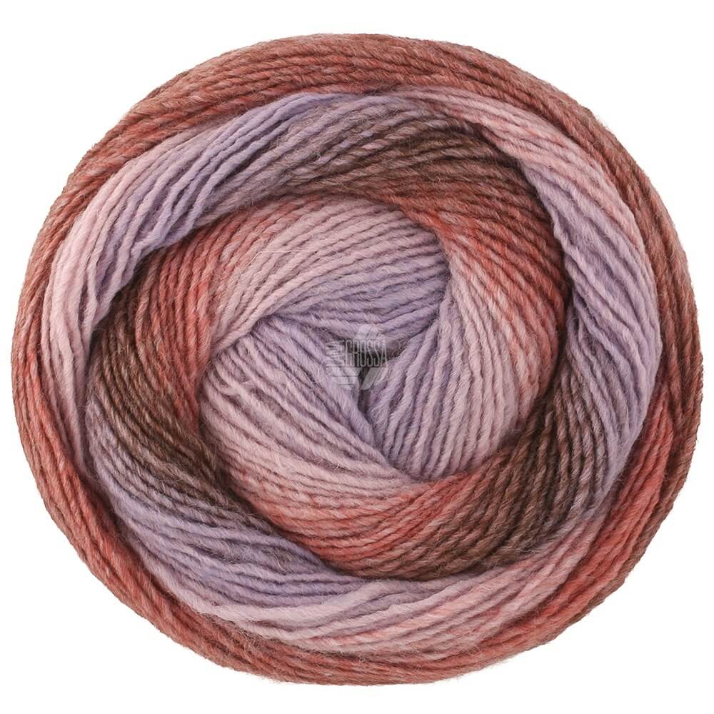 Lana Grossa 465 - Graubraun/Rosenholz/Mauve/Flieder Lana Grossa Gomitolo Versione - Bobbel Wolle Lieblingsgarn