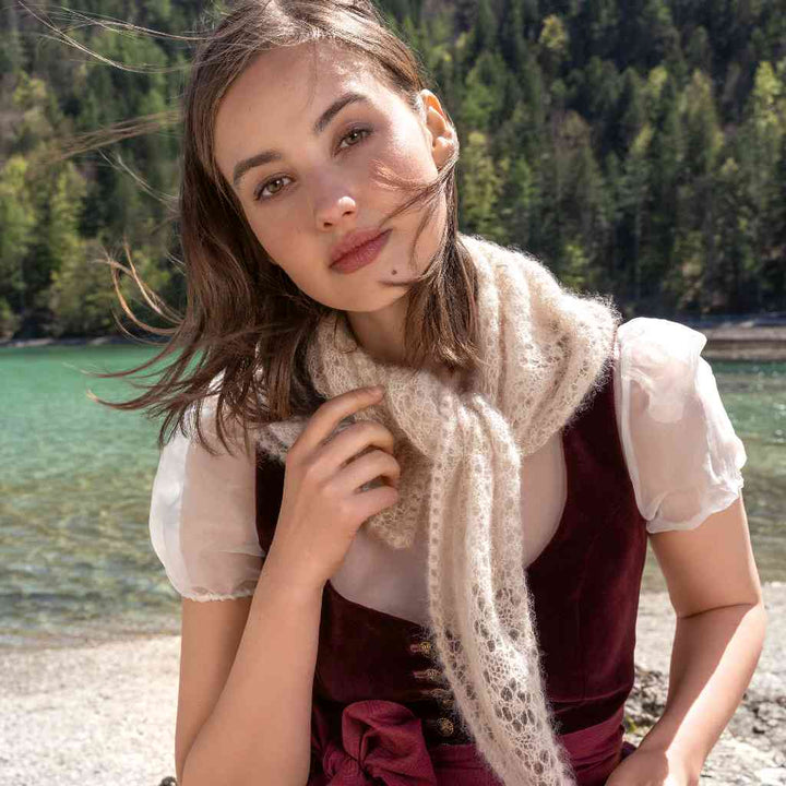 Tuch Modell 32 Dreieckstuch Strickanleitung - Lana Grossa (Heft)