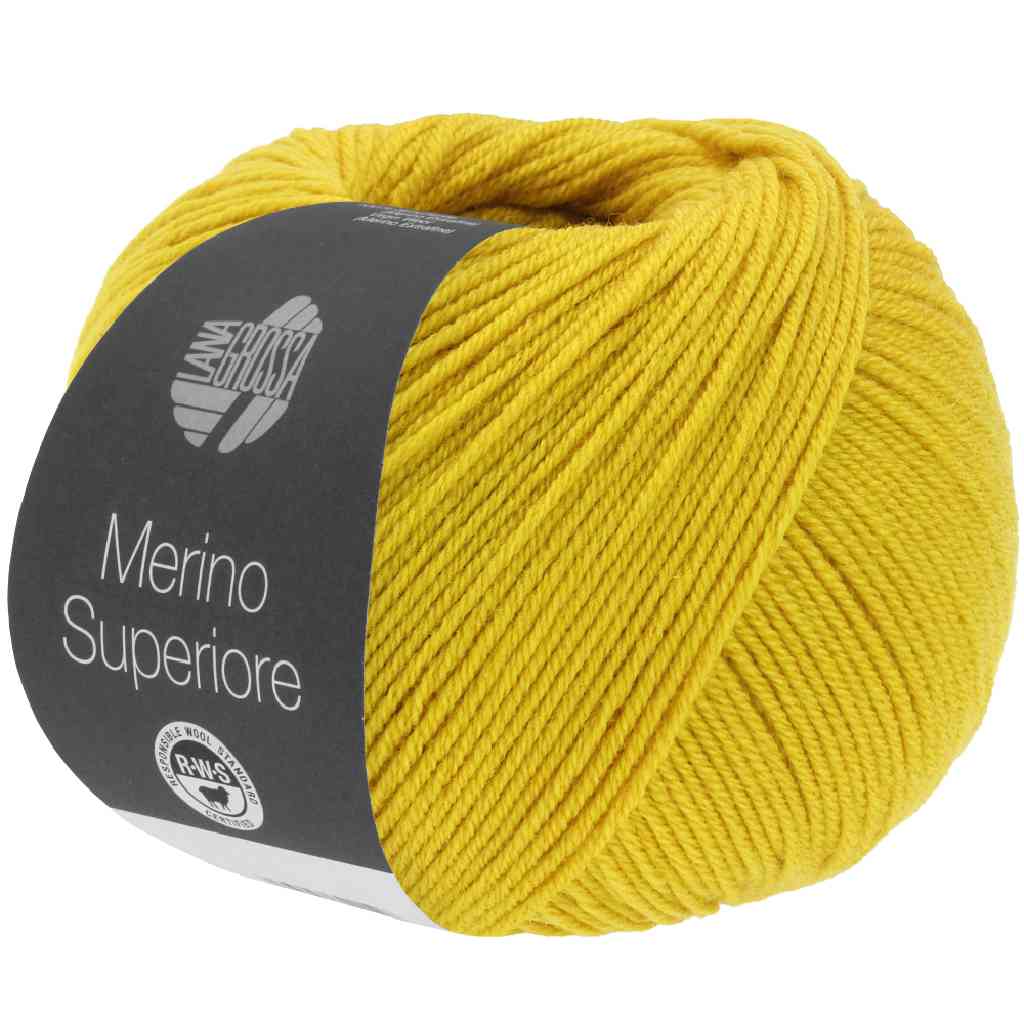 Lana Grossa 54 - Senfgelb Lana Grossa Merino Superiore Lieblingsgarn