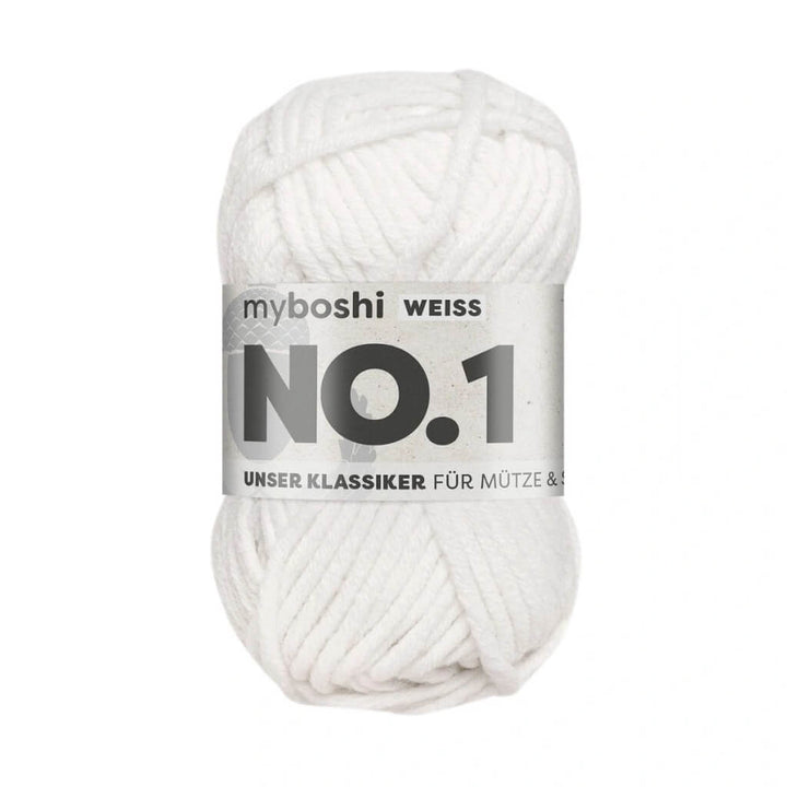 myBoshi Weiß myboshi No.1 Lieblingsgarn