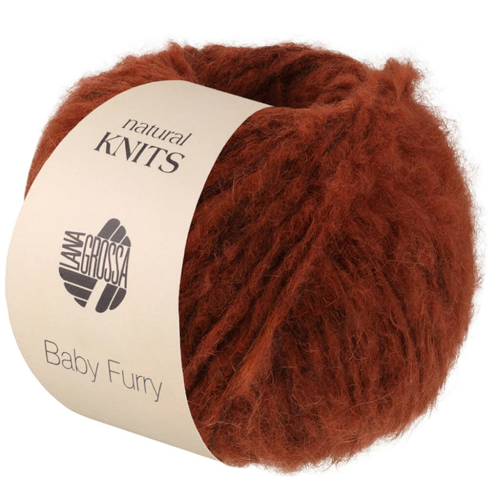 Lana Grossa 13 - Rostbraun Lana Grossa Baby Furry Lieblingsgarn