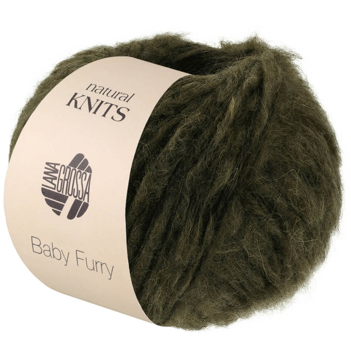 Lana Grossa 14 - Dunkeloliv Lana Grossa Baby Furry Lieblingsgarn