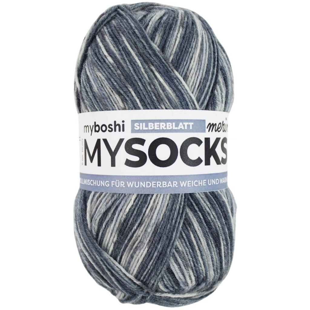 myBoshi Silberblatt myboshi mysocks Merino Lieblingsgarn