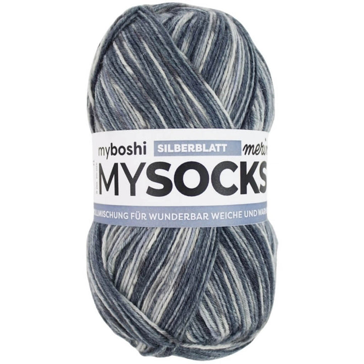 myBoshi Silberblatt myboshi mysocks Merino Lieblingsgarn