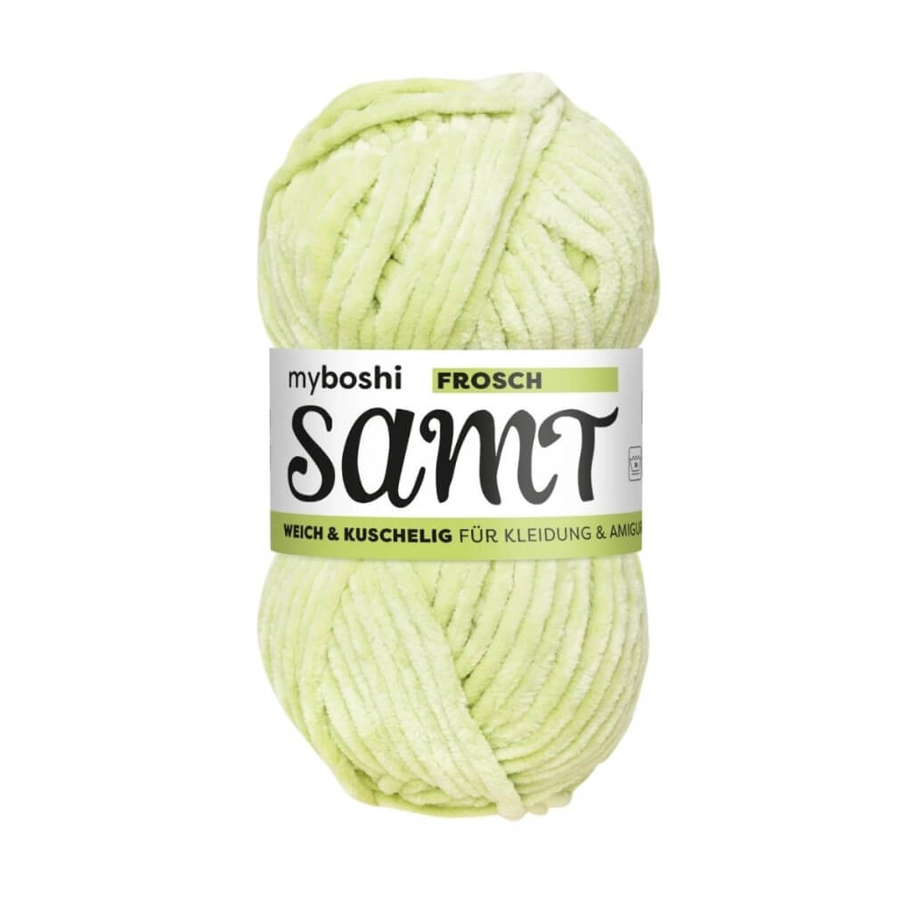 myBoshi Frosch myboshi Samt Lieblingsgarn