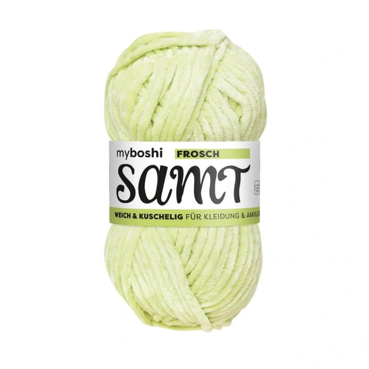 myBoshi Frosch myboshi Samt Lieblingsgarn