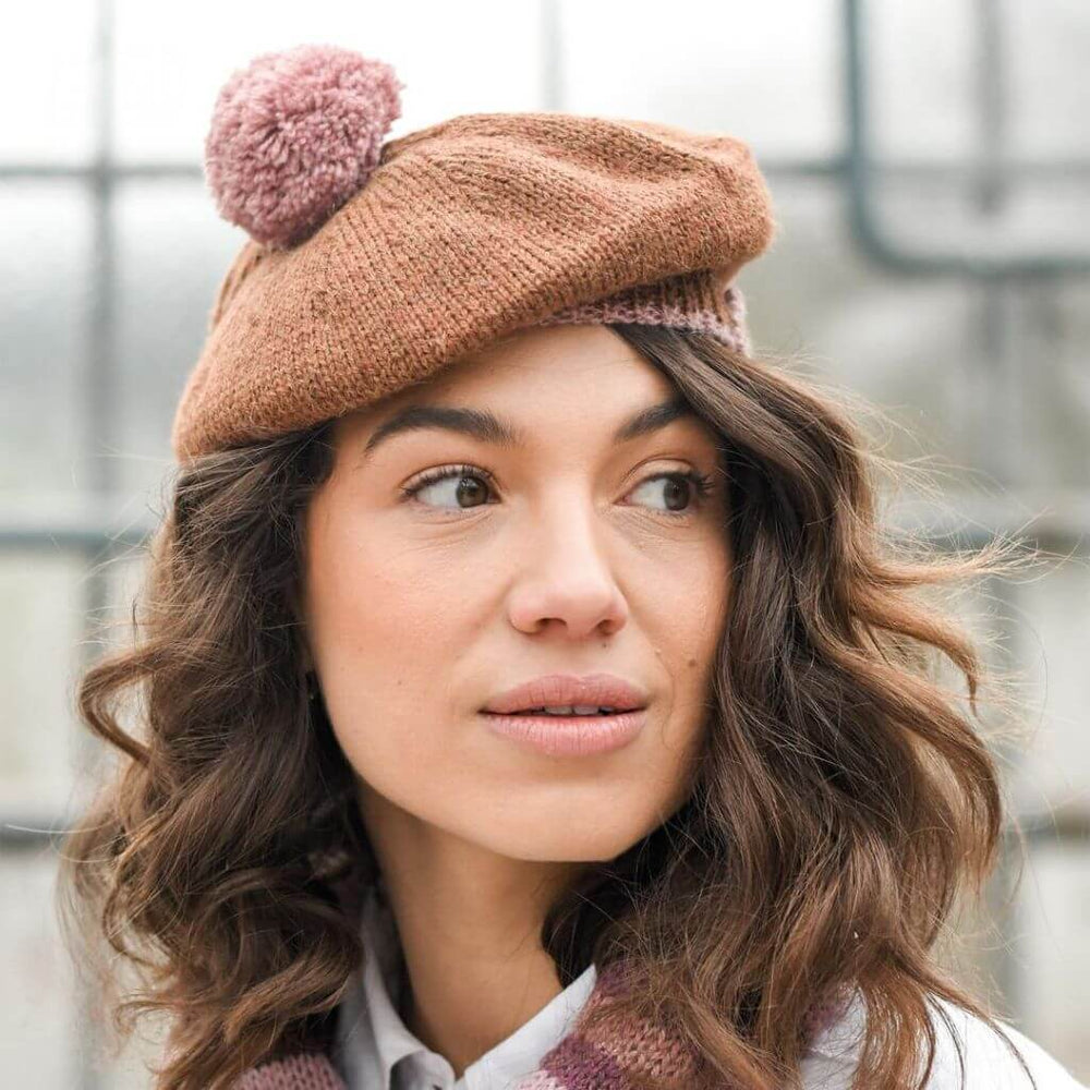 BC Garn Mütze Bente Beret Strickanleitung - BC Garn (PDF) Lieblingsgarn