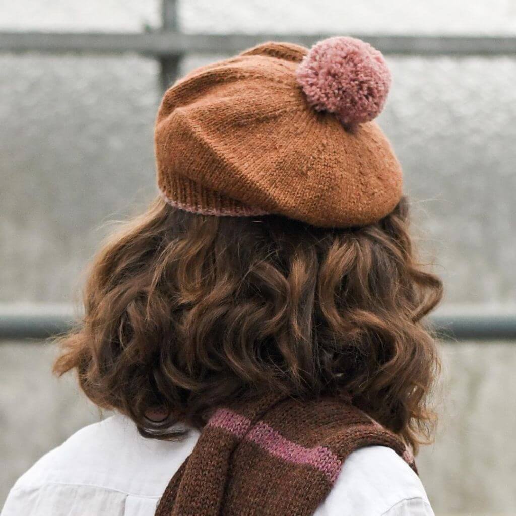 BC Garn Mütze Bente Beret Strickanleitung - BC Garn (PDF) Lieblingsgarn
