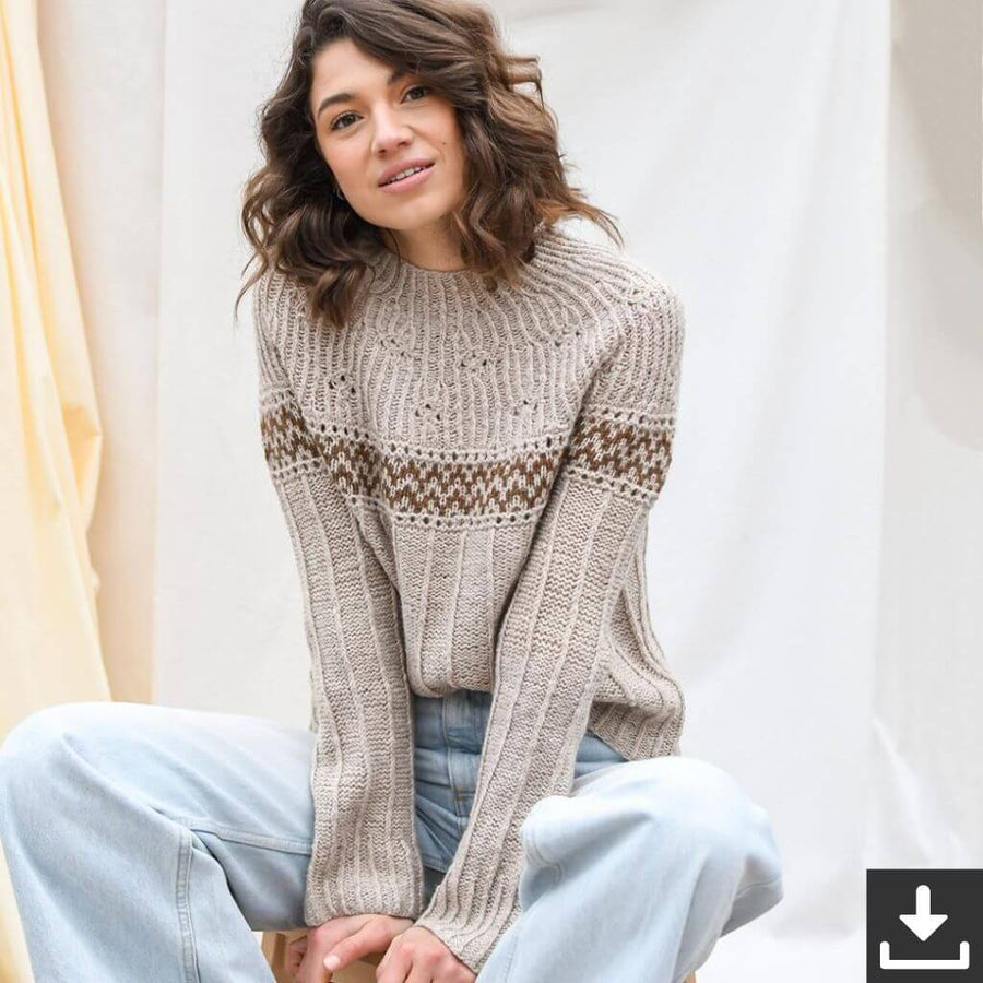 BC Garn Pullover Jonna Strickanleitung - BC Garn Lieblingsgarn