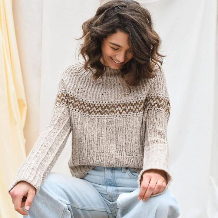 BC Garn Pullover Jonna Strickanleitung - BC Garn Lieblingsgarn