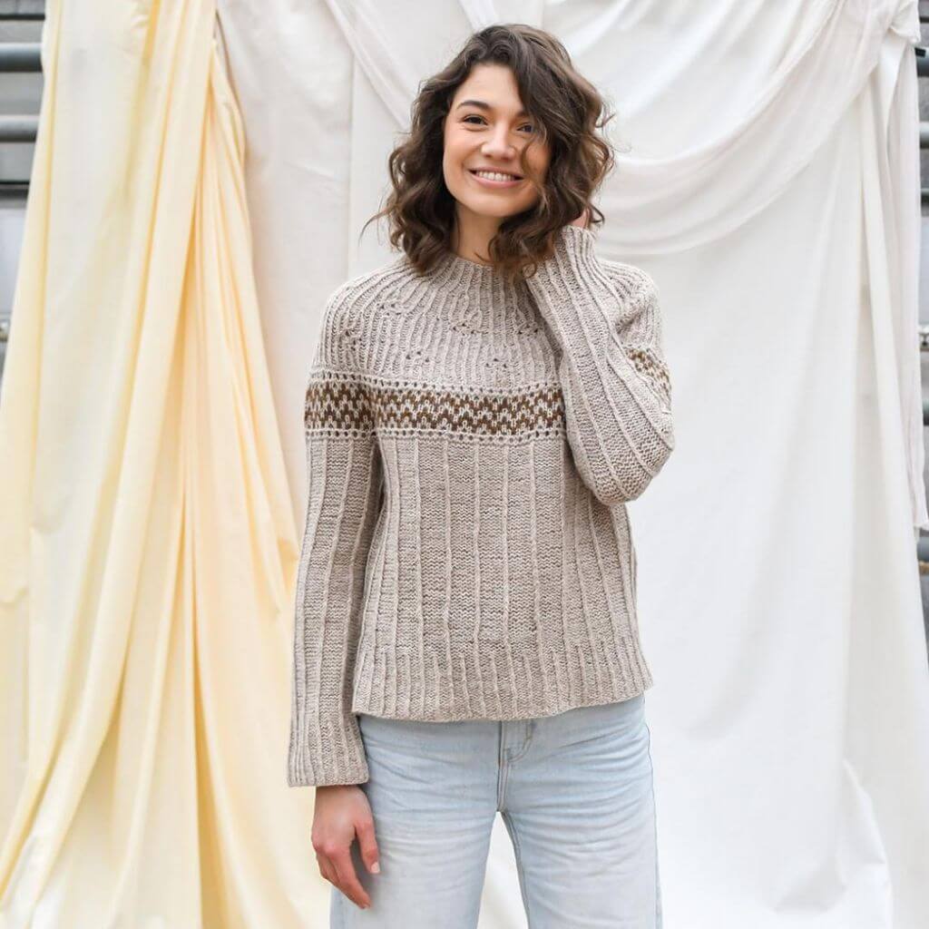 BC Garn Pullover Jonna Strickanleitung - BC Garn Lieblingsgarn