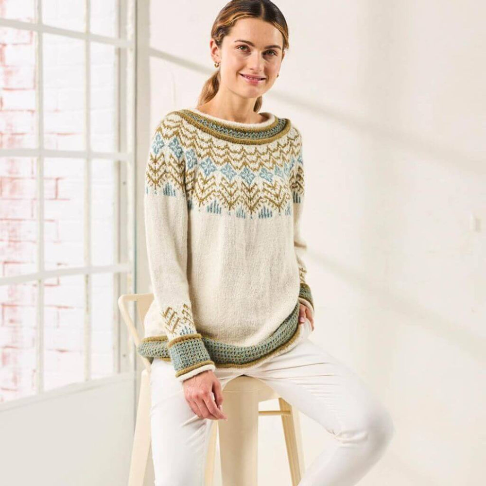 BC Garn Pullover Solveig Strickanleitung - BC Garn Lieblingsgarn