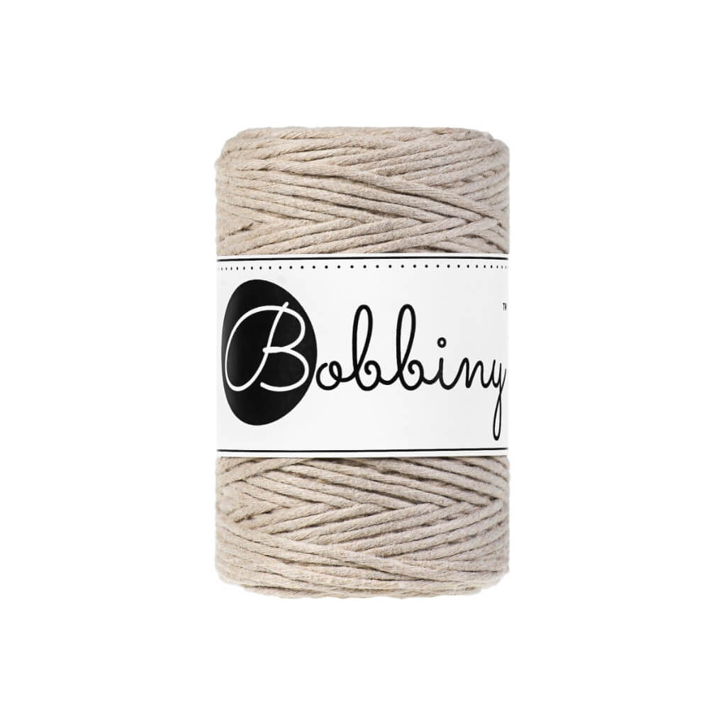 Bobbiny Beige Bobbiny Makramee Garn 1,5 mm Lieblingsgarn