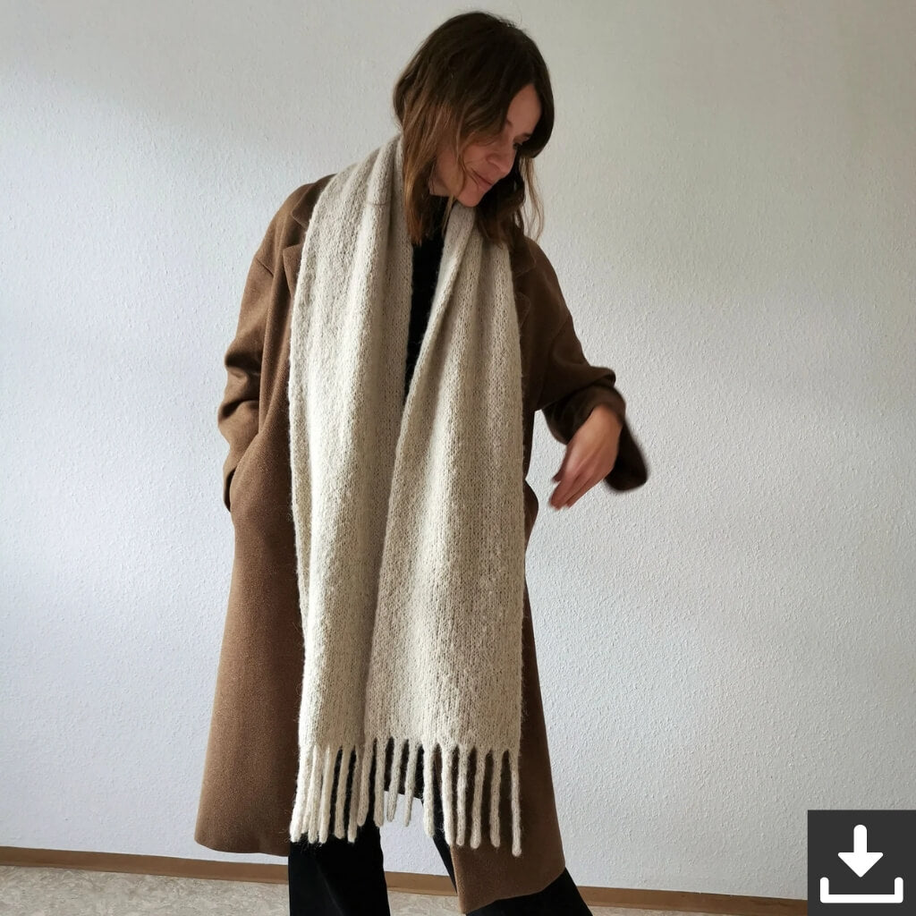 Paulastrickt Berlin Scarf Strickanleitung - Paulastrickt (PDF) Lieblingsgarn