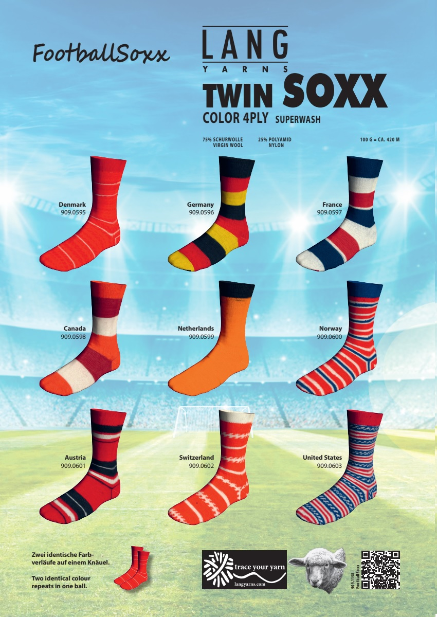Lang Yarns Lang Yarns Twin Soxx 4-Fach Lieblingsgarn