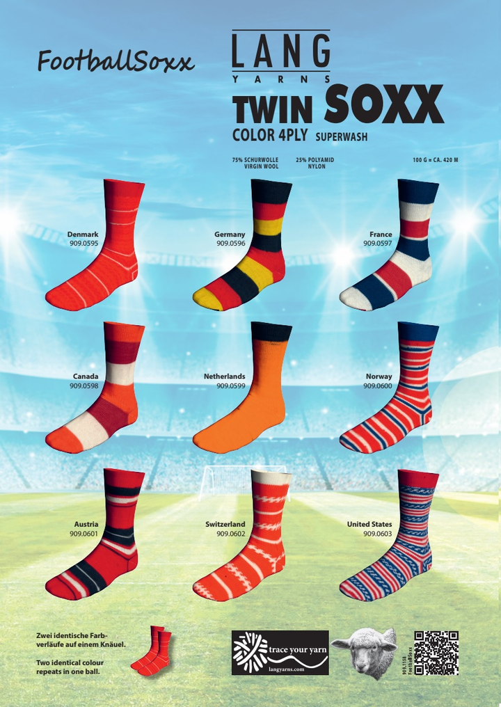 Lang Yarns Lang Yarns Twin Soxx 4-Fach Lieblingsgarn