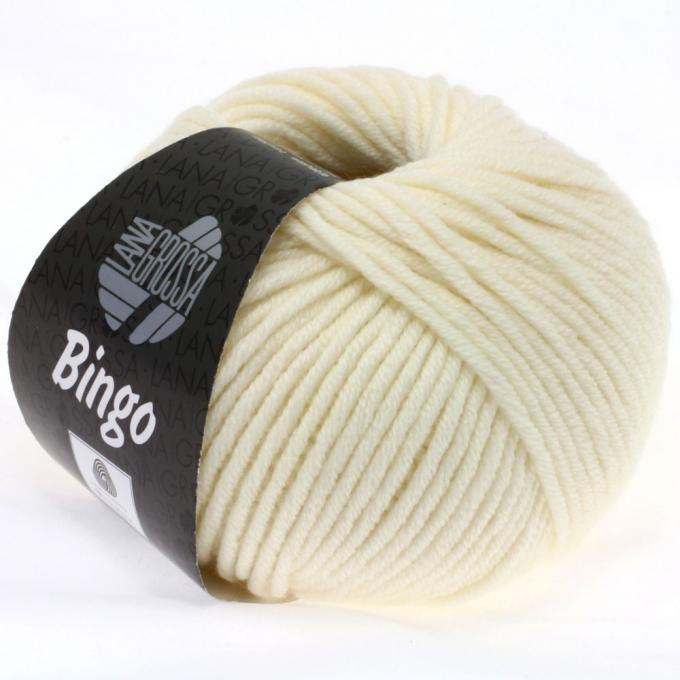 Lana Grossa Stricken & Häkeln 005 - Rohweiß Lana Grossa Bingo 50g Lieblingsgarn