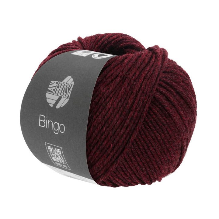 Lana Grossa Stricken & Häkeln 1006 - Schwarzrot meliert Lana Grossa Bingo 50g Lieblingsgarn