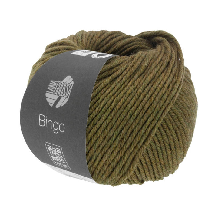 Lana Grossa Stricken & Häkeln 1012 - Oliv meliert Lana Grossa Bingo 50g Lieblingsgarn