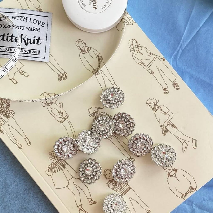 PetiteKnit PetiteKnit Bling Knöpfe, 10 Stk. Lieblingsgarn
