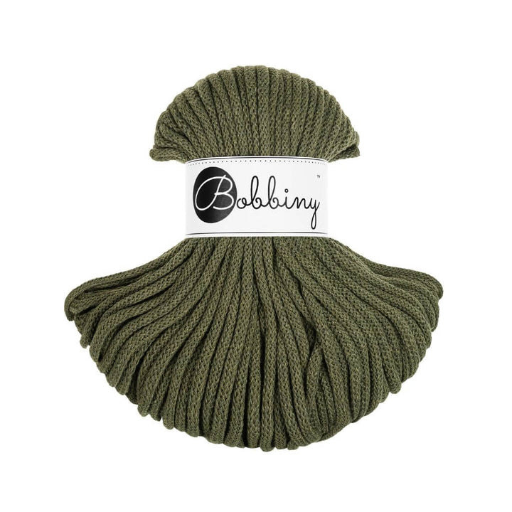 Bobbiny Makrameegarn Avocado Bobbiny Premium Kordel 5 mm x 50 m Lieblingsgarn