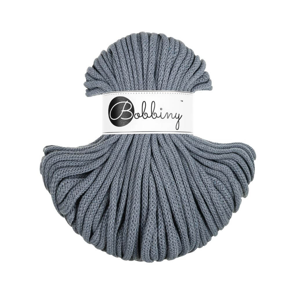 Bobbiny Makrameegarn Steel Bobbiny Premium Kordel 5 mm x 50 m Lieblingsgarn