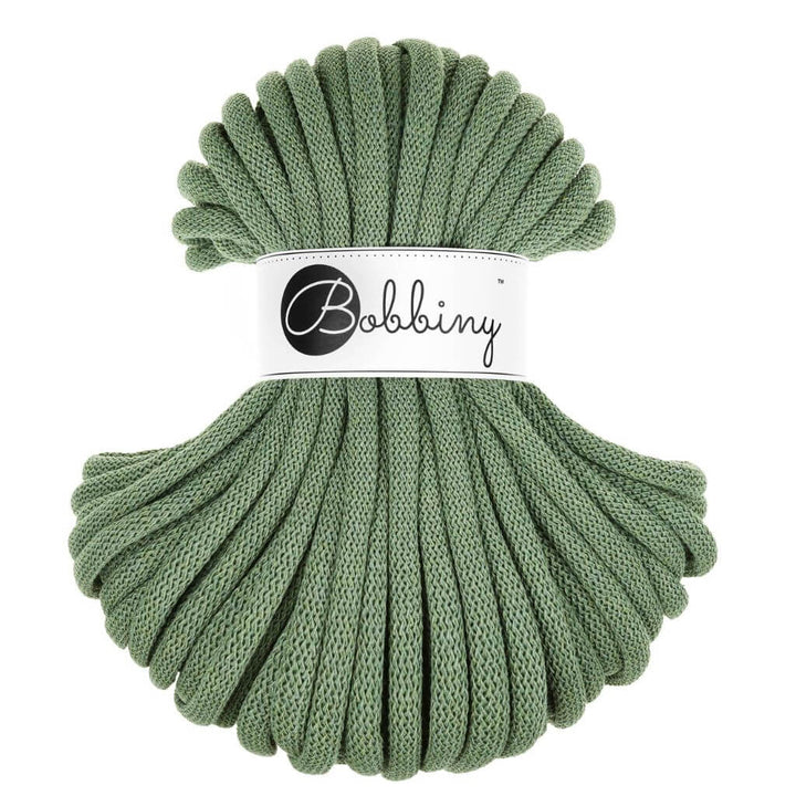 Bobbiny Eucalyptus Green Bobbiny Jumbo Kordel 9 mm x 30 m Lieblingsgarn