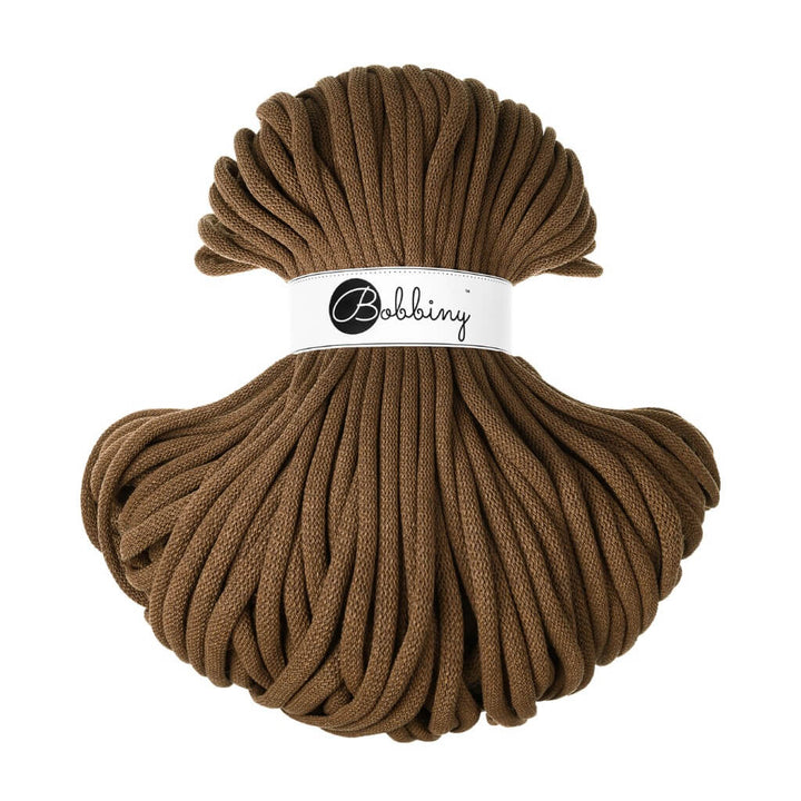 Bobbiny Nut Brown Bobbiny 9mm Jumbo Kordel Lieblingsgarn