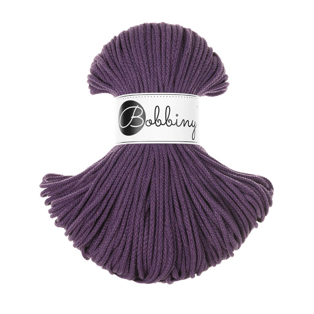 Bobbiny Makramee Violet Bobbiny Kordel Junior 3mm x 100 m Lieblingsgarn