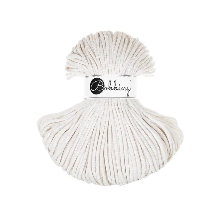 Bobbiny Makrameegarn Off White Bobbiny Premium Kordel 5mm x 100 Meter Lieblingsgarn