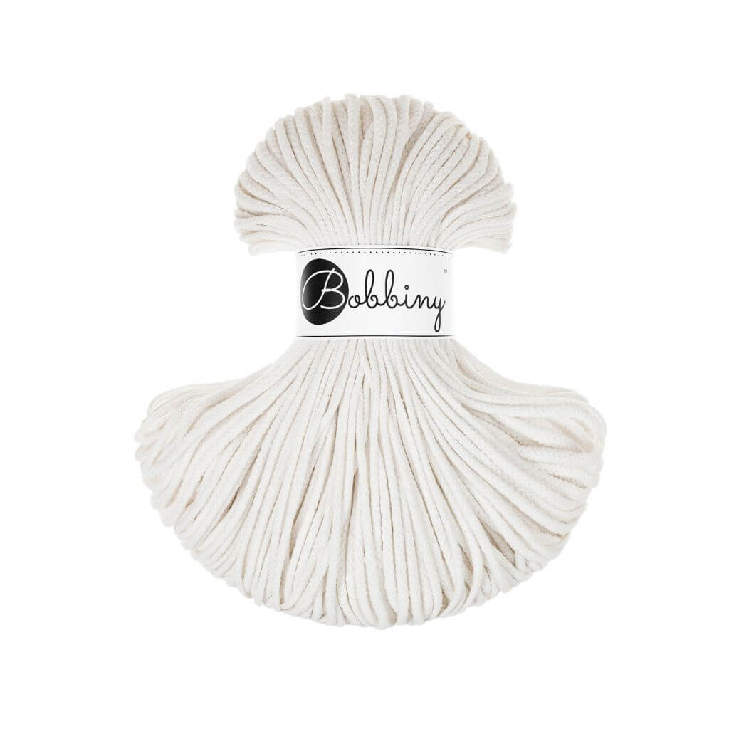 Bobbiny Makramee Off White Bobbiny Kordel Junior 3mm x 100 m Lieblingsgarn