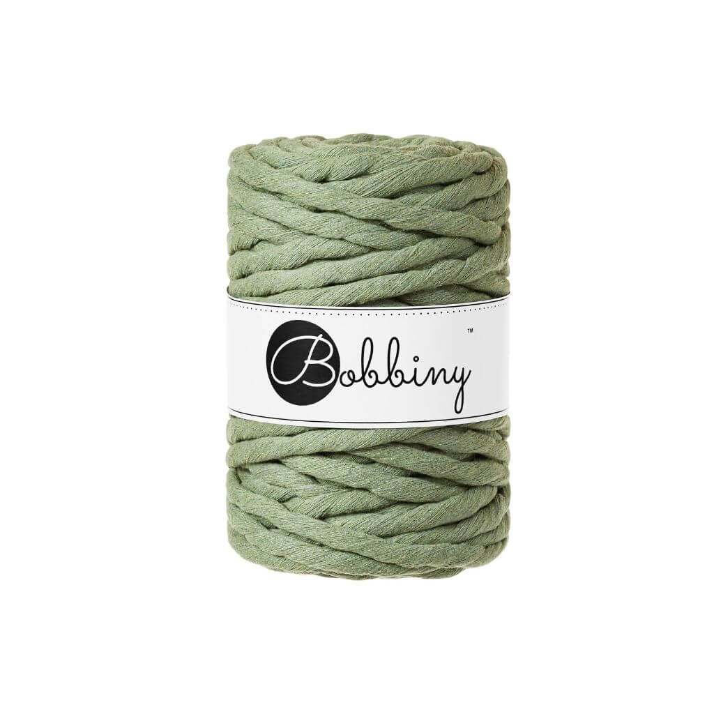 Bobbiny Eucalyptus Green Bobbiny Makramee Garn 9mm x 30 m Lieblingsgarn