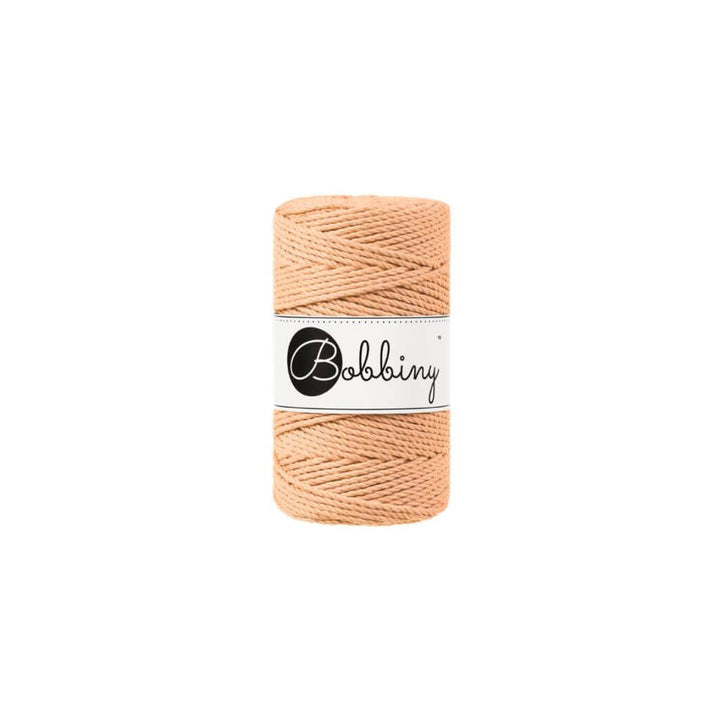 Bobbiny Peach Fuzz Bobbiny Makramee Garn 3mm gedreht Lieblingsgarn