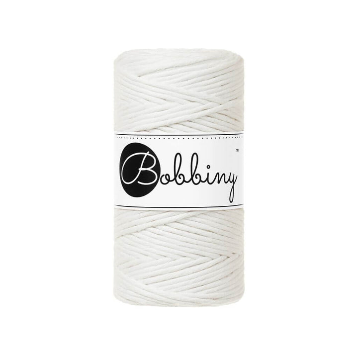 Bobbiny Makramee Off White Bobbiny Makramee Garn 3mm Lieblingsgarn