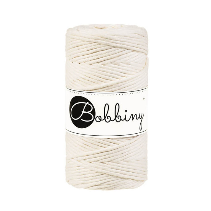Bobbiny Makramee Garn 3mm Natural