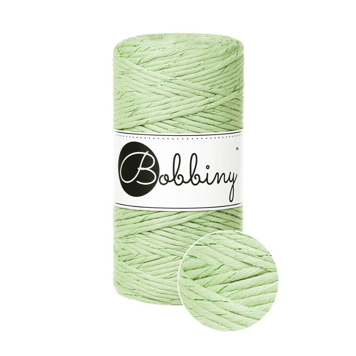 Bobbiny Makramee Unicolor Matcha Bobbiny Makramee Garn 3mm Lieblingsgarn