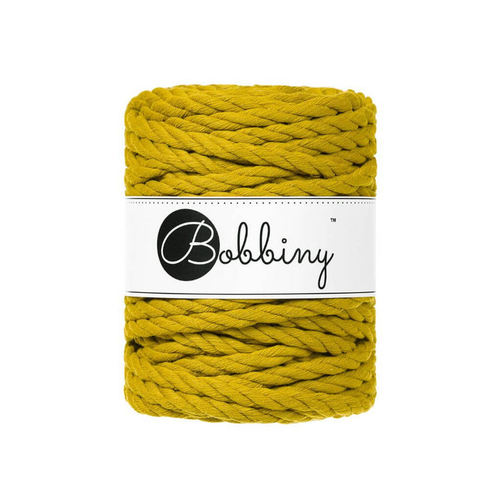 Bobbiny Spicy Yellow Bobbiny Makramee Garn 9 mm x 30 m gedreht Lieblingsgarn