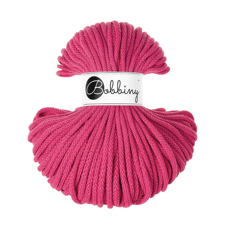 Bobbiny Makrameegarn Dopamine Pink Bobbiny Premium Kordel 5 mm x 50 m Lieblingsgarn