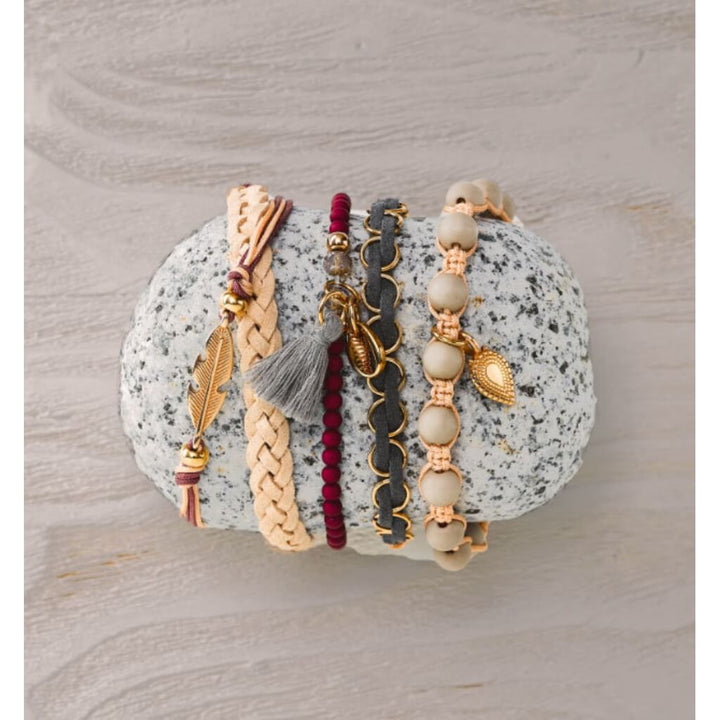 Topp TOPP Boho-Schmuck Love & Peace - Schmuckset Lieblingsgarn