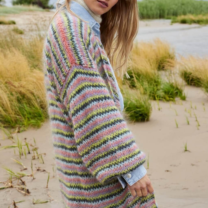 Lana Grossa Pattern Lange Strickjacke Strickanleitung - Lana Grossa (PDF) Lieblingsgarn