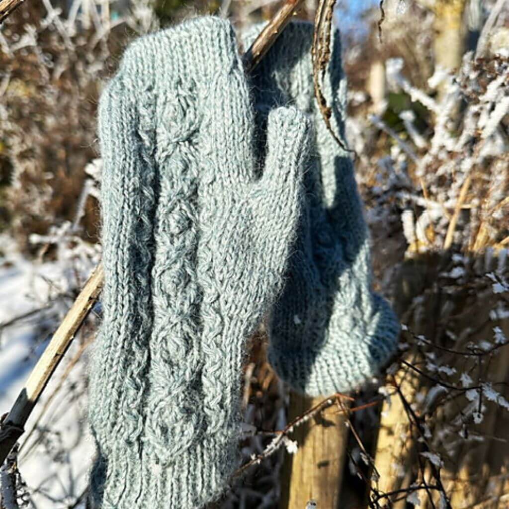Miene Knits Budburst Mitts Handstulpen Strickanleitung - Miene Knits (PDF) Lieblingsgarn