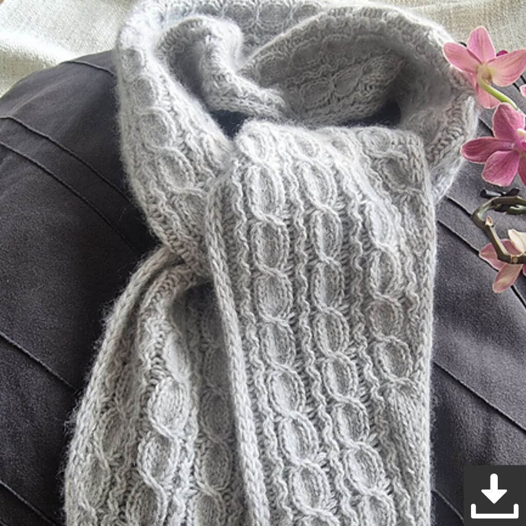 Miene Knits Budburst Scarf Strickanleitung - Miene Knits (PDF) Lieblingsgarn