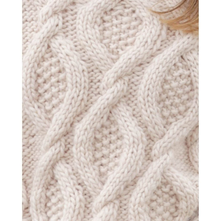 Drops Damen Pullover Cable Beach Sweater Strickanleitung - Drops (PDF) Lieblingsgarn