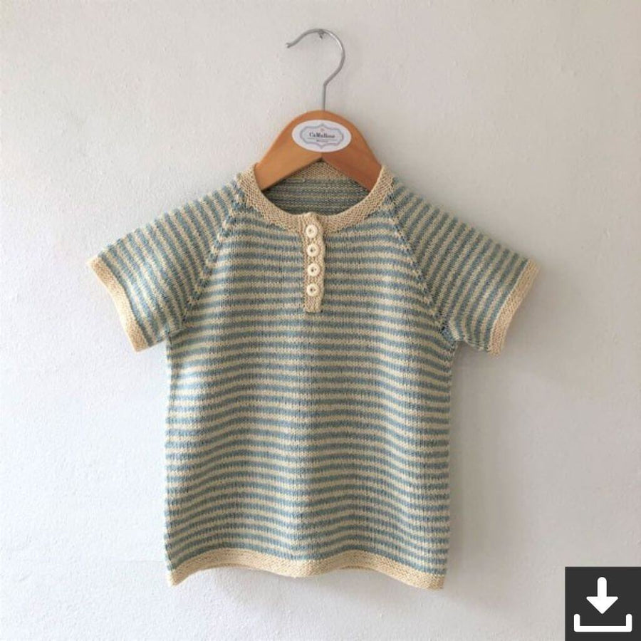 CaMaRose Pattern Eriks T-Shirt Strickanleitung - CaMaRose (PDF) Lieblingsgarn