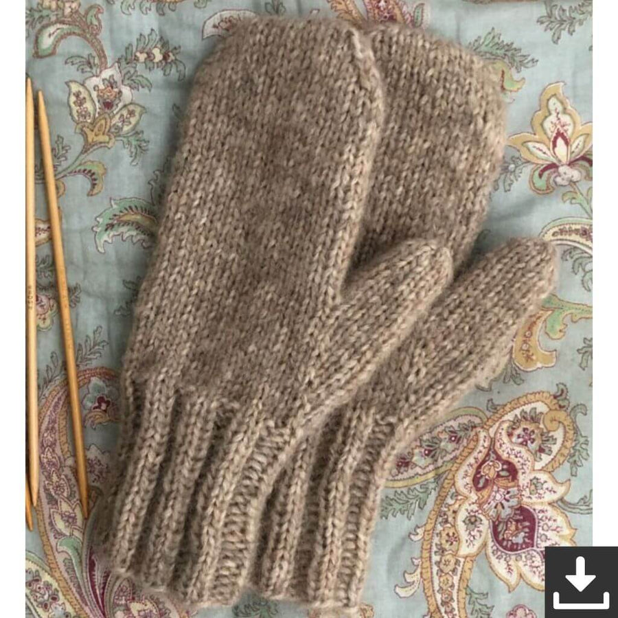 CaMaRose Pattern Schnee Fäustlinge Strickanleitung - CaMaRose (PDF) Lieblingsgarn