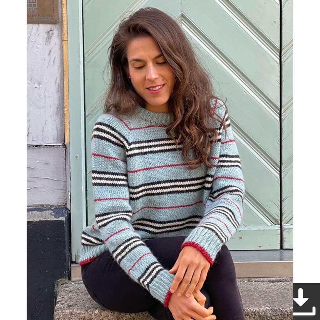 CaMaRose Pattern Silkes Sweater Strickanleitung - CaMaRose (PDF) Lieblingsgarn