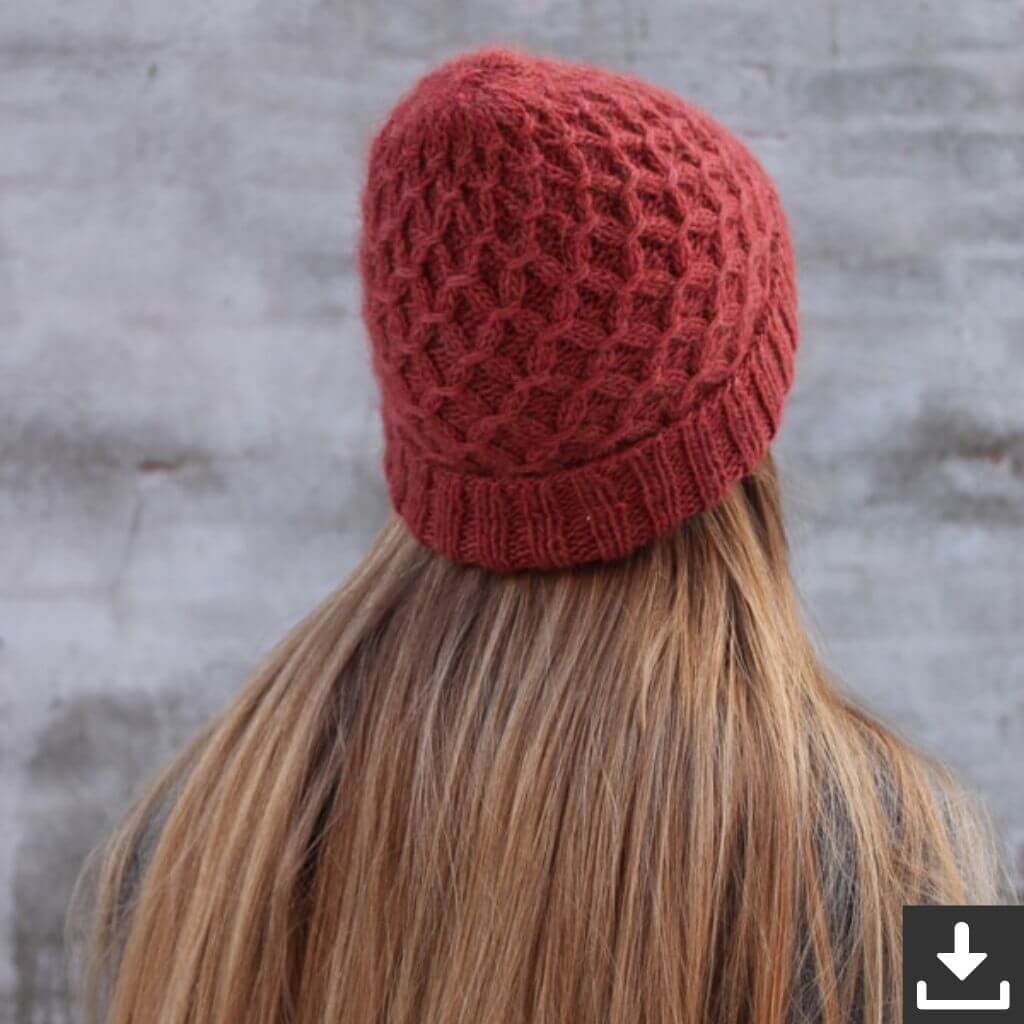 CaMaRose Pattern Smock Beanie Strickanleitung - CaMaRose (PDF) Lieblingsgarn