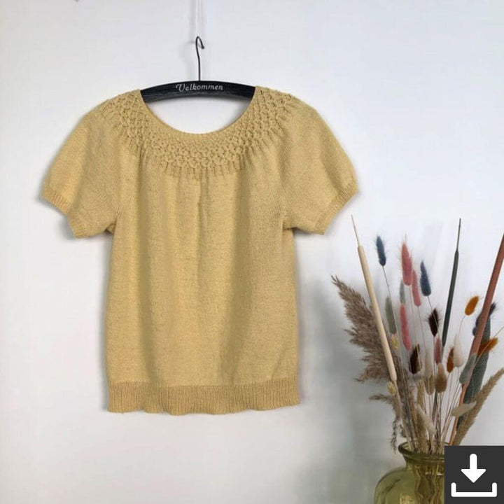 CaMaRose Pattern Summer Smock Tee Strickanleitung - CaMaRose (PDF) Lieblingsgarn