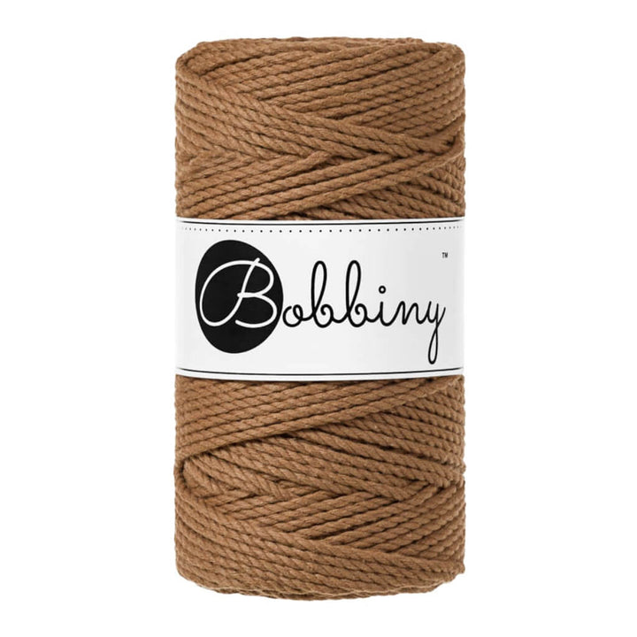Bobbiny Caramel Bobbiny Makramee Garn 3mm gedreht Lieblingsgarn
